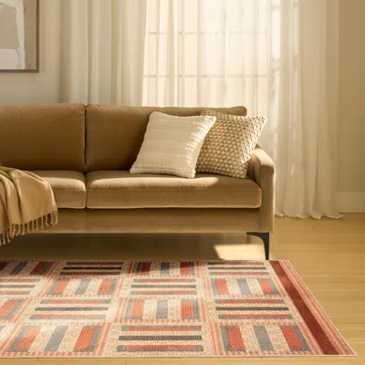 Ashley Nourison Home Nordic Dynamic 5' X 7' Area Rug In Multi