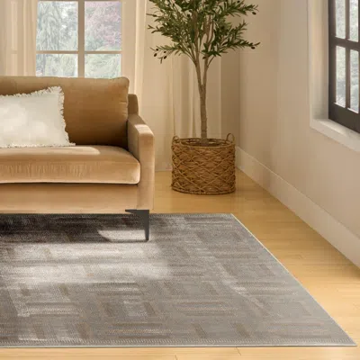 Ashley Nourison Home Nordic Dynamic 8' X 10' Area Rug In Gold