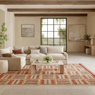 Ashley Nourison Home Nordic Dynamic 8' X 10' Area Rug In Multi