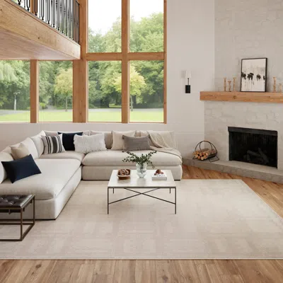 Ashley Nourison Home Nordic Dynamic 8' X 10' Area Rug In White
