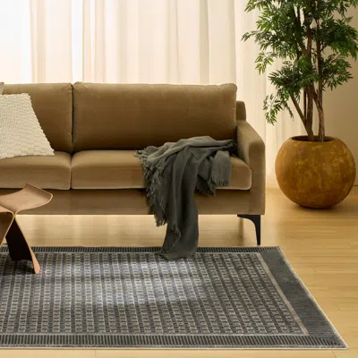 Ashley Nourison Home Nordic Geometric 5' X 7' Area Rug In Multi