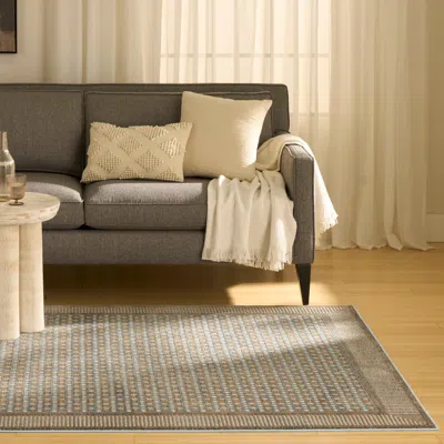Ashley Nourison Home Nordic Geometric 5' X 7' Area Rug In Multi