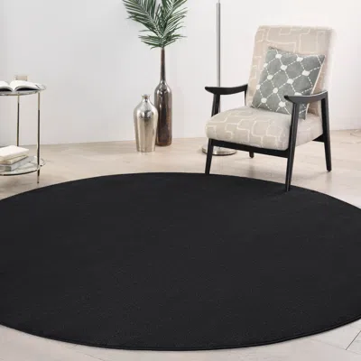 Ashley Nourison Home Outdoor Essentials 10' X Round Area Rug In Blue