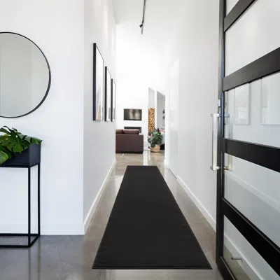 Ashley Nourison Home Outdoor Essentials 2' X 12' Runner Rug In Black