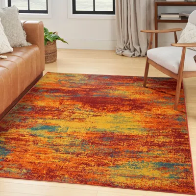 Ashley Nourison Home Outdoor Essentials 4' X 6' Area Rug In Multi