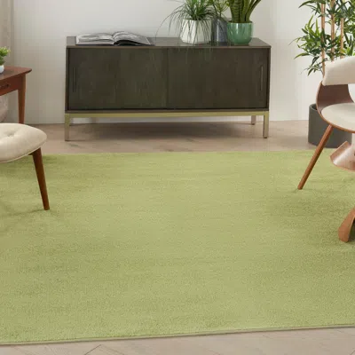 Ashley Nourison Home Outdoor Essentials 7' X Square Area Rug In Green