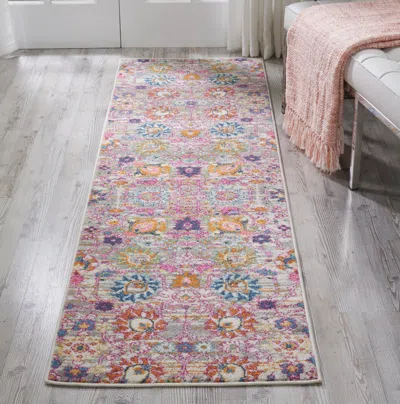 Ashley Nourison Home Passion Lush 2'2" X 10' Runner Rug In Multi