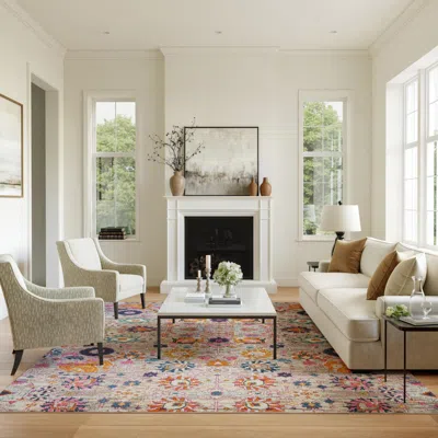Ashley Nourison Home Passion Lush 9' X 12' Area Rug In Multi