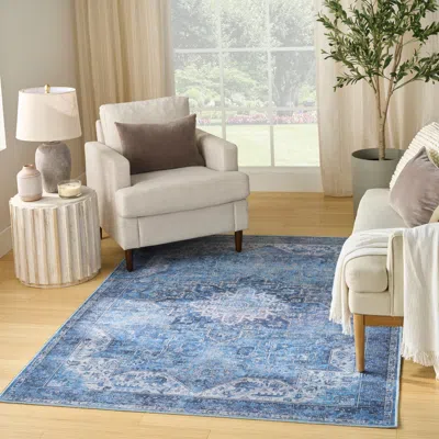 Ashley Nourison Home Persian 4' X 6' Area Rug In Blue
