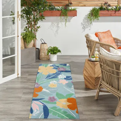 Ashley Nourison Home Suncoast Floral 2' X 6' Runner Rug In Multi