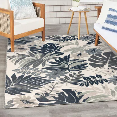 Ashley Nourison Home Suncoast Indoor/outdoor 5'3" X 7'3" Area Rug In Blue