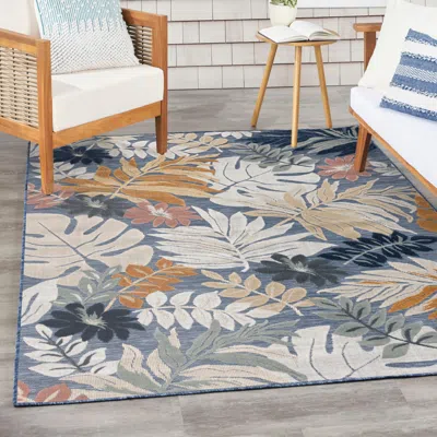 Ashley Nourison Home Suncoast Indoor/outdoor 5'3" X 7'3" Area Rug In Brown