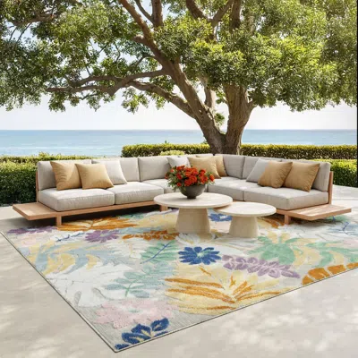 Ashley Nourison Home Suncoast Indoor/outdoor 7'10" X 9'10" Area Rug In Multi