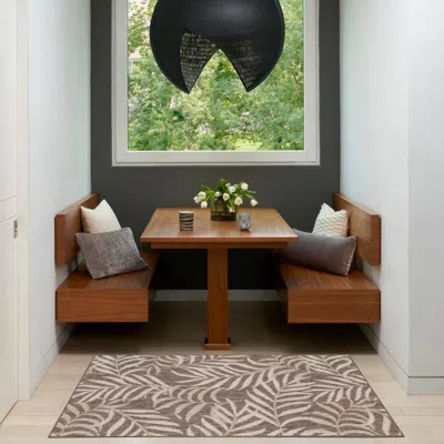 Ashley Nourison Home Tropical Indoor/outdoor 3' X 5' Area Rug In Multi