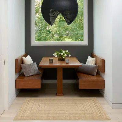 Ashley Nourison Home Tulum Geometric 3' X 5' Area Rug In Black