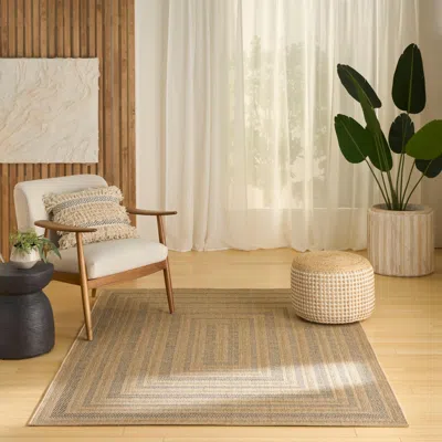 Ashley Nourison Home Tulum Geometric 4' X 6' Area Rug In Animal Print