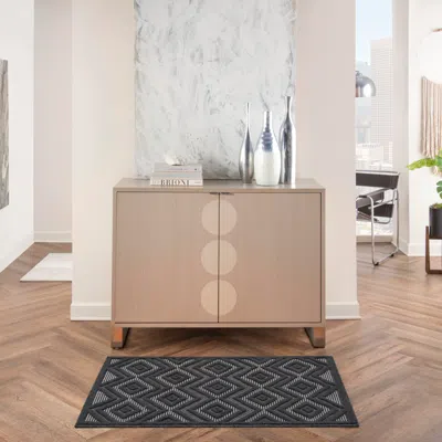 Ashley Nourison Home Versa Indoor/outdoor 2' X 4' Area Rug In Black