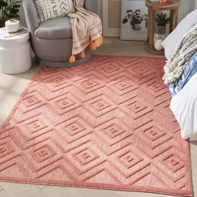 Ashley Nourison Home Versa Indoor/outdoor 4' X 6' Area Rug In Neutral