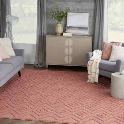Ashley Nourison Home Versa Indoor/outdoor 9' X 12' Area Rug In Brown