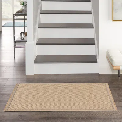 Ashley Nourison Home Washable Jute Rug In Brown
