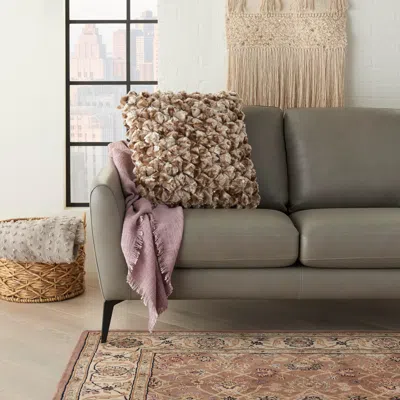 Ashley Nourison Mina Victory Sofia Throw Pillow In Brown