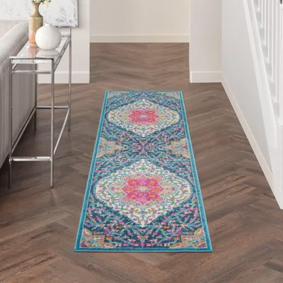 Ashley Nourison Passion 8' Runner Multicolor Area Rug