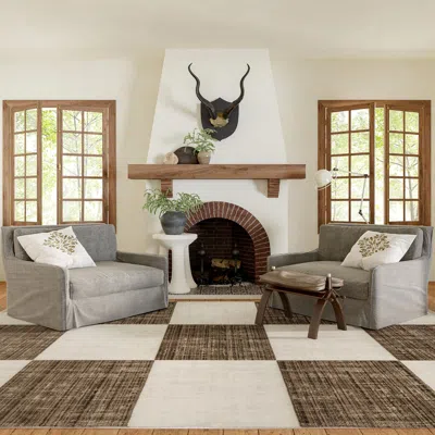 Ashley Nuloom Aspen 8' X 10' Area Rug In Brown