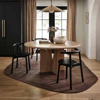 Ashley Nuloom Canyon Abstract Wool 5' X 8' Area Rug In Brown