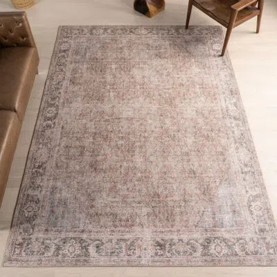 Ashley Nuloom Cataleya 4' X 6' Area Rug In Brown