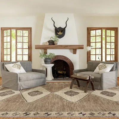 Ashley Nuloom Fennel 10' X 13' Area Rug In Brown