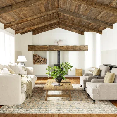Ashley Nuloom Mariel 5' X 8' Area Rug In Blue