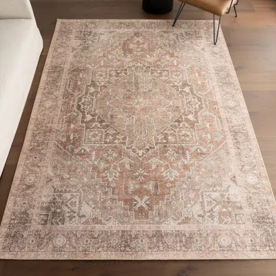 Ashley Nuloom Mariposa 7' X 9' Area Rug In Brown