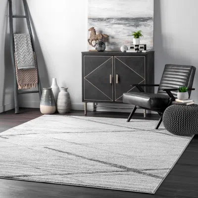 Ashley Nuloom Thigpen Contemporary Area Rug In Gray