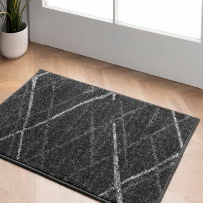 Ashley Nuloom Thigpen Contemporary Area Rug In Black