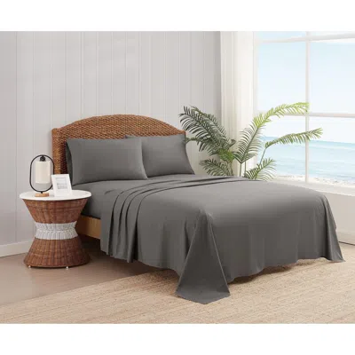 Ashley Oceanfront Resort 3-piece Queen Sheet Set In Gray