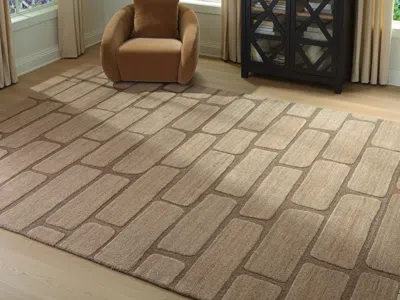 Ashley Orest Extra Large Rug In Brown