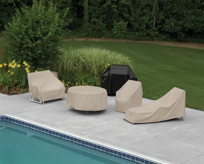 Ashley Outdoor Chair Cover In Neutral