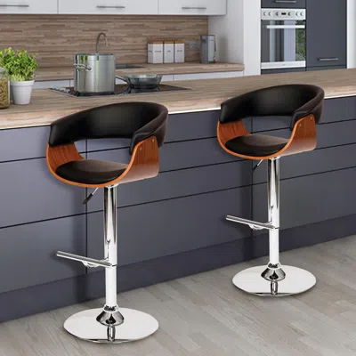 Ashley Paris Bar Stool In Black