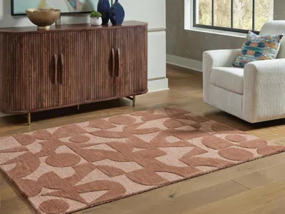Ashley Perrenton 5' X 7' Rug In Brown