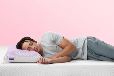 Ashley Purple® Harmony Medium King Pillow In White