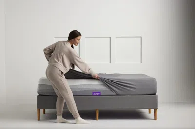 Ashley Purple® Softstretch Sheets Twin/twin Xl In Gray