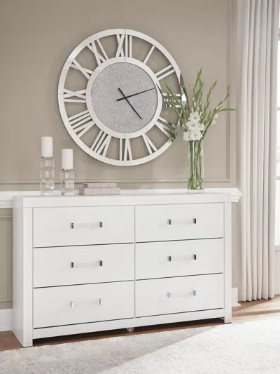 Ashley Raechalla Dresser In White