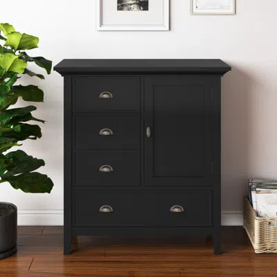 Ashley Redmond Medium Storage Cabinet In Black