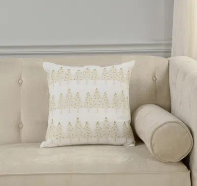 Ashley Rizzy Home Golden Forest Decorative Throw Pillow In Brown