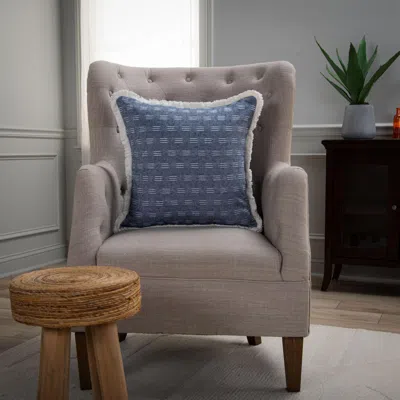 Ashley Rizzy Home Lumen Decorative Throw Pillow In Blue