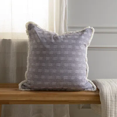 Ashley Rizzy Home Lumen Decorative Throw Pillow In Purple