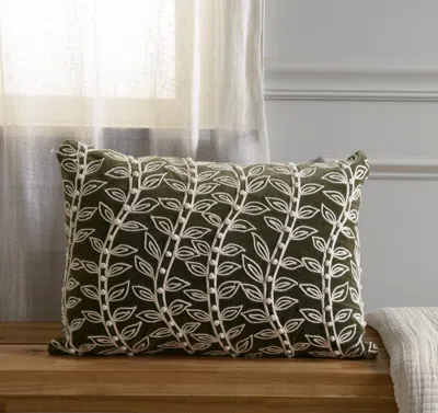 Ashley Rizzy Home Muse Decorative Throw Pillow In Green