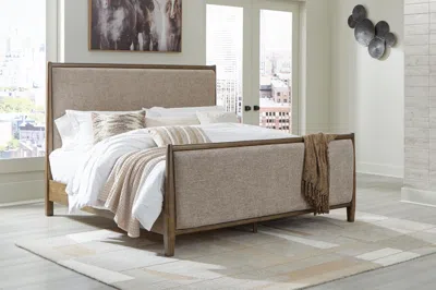 Ashley Roanhowe King Upholstered Bed In Neutral