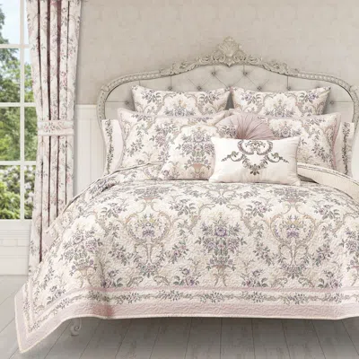 Ashley Royal Court Avant Garden Full/queen Quilt In Neutral