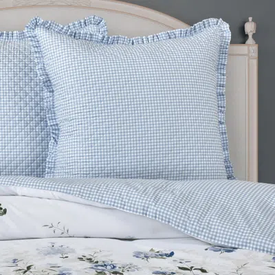 Ashley Royal Court Kourtney Euro Sham In Blue